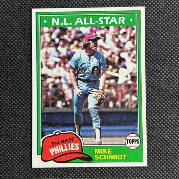 1981 Topps Mike Schmidt HOF NL All-Star Philadelphia Phillies Baseball Card #540 - Picture 1 of 2